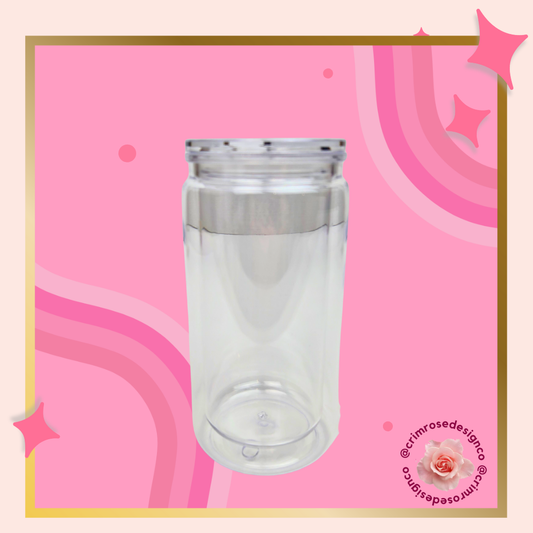 Acrylic Snowglobe Tumbler 16oz