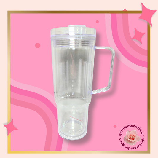 Acrylic Snowglobe Tumbler (40oz)