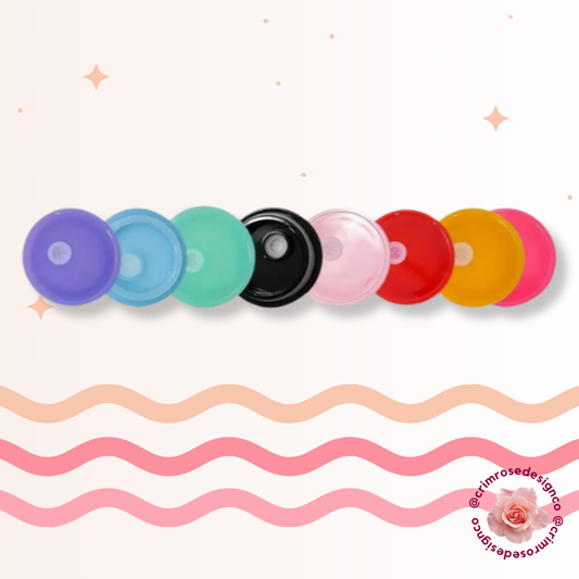 Colored Acrylic Lids