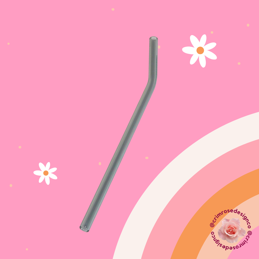 Colored Glass Straws