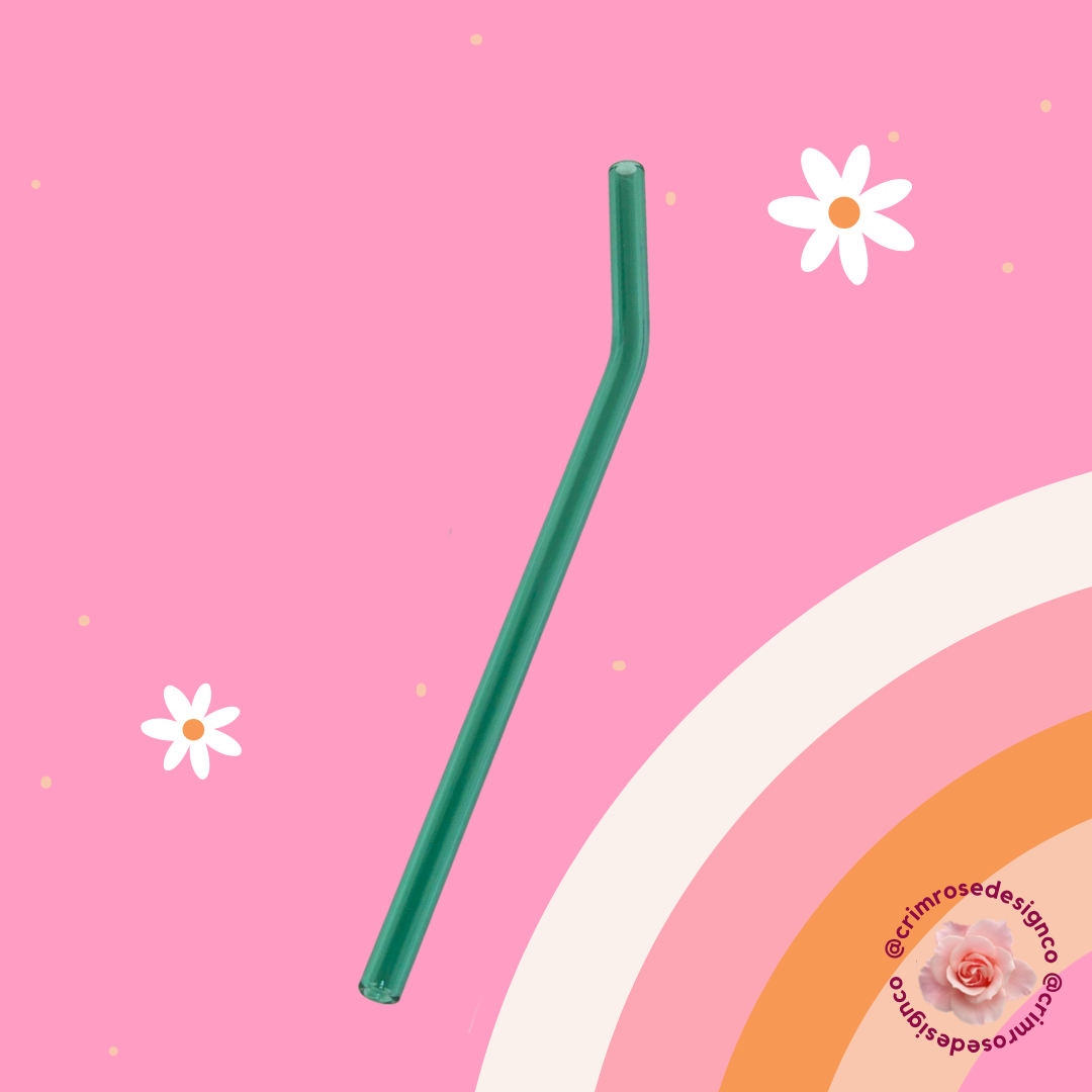 Colored Glass Straws