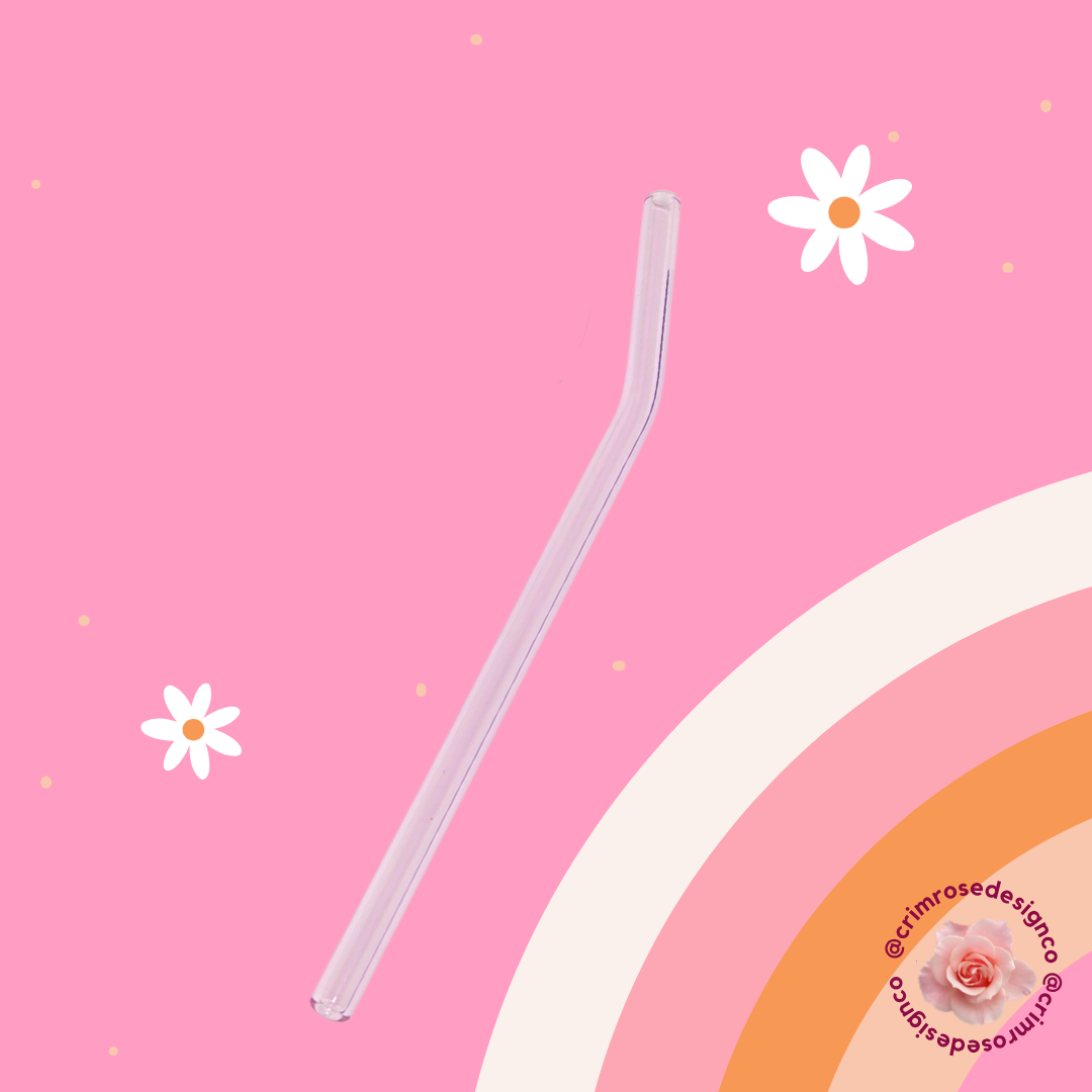 Colored Glass Straws