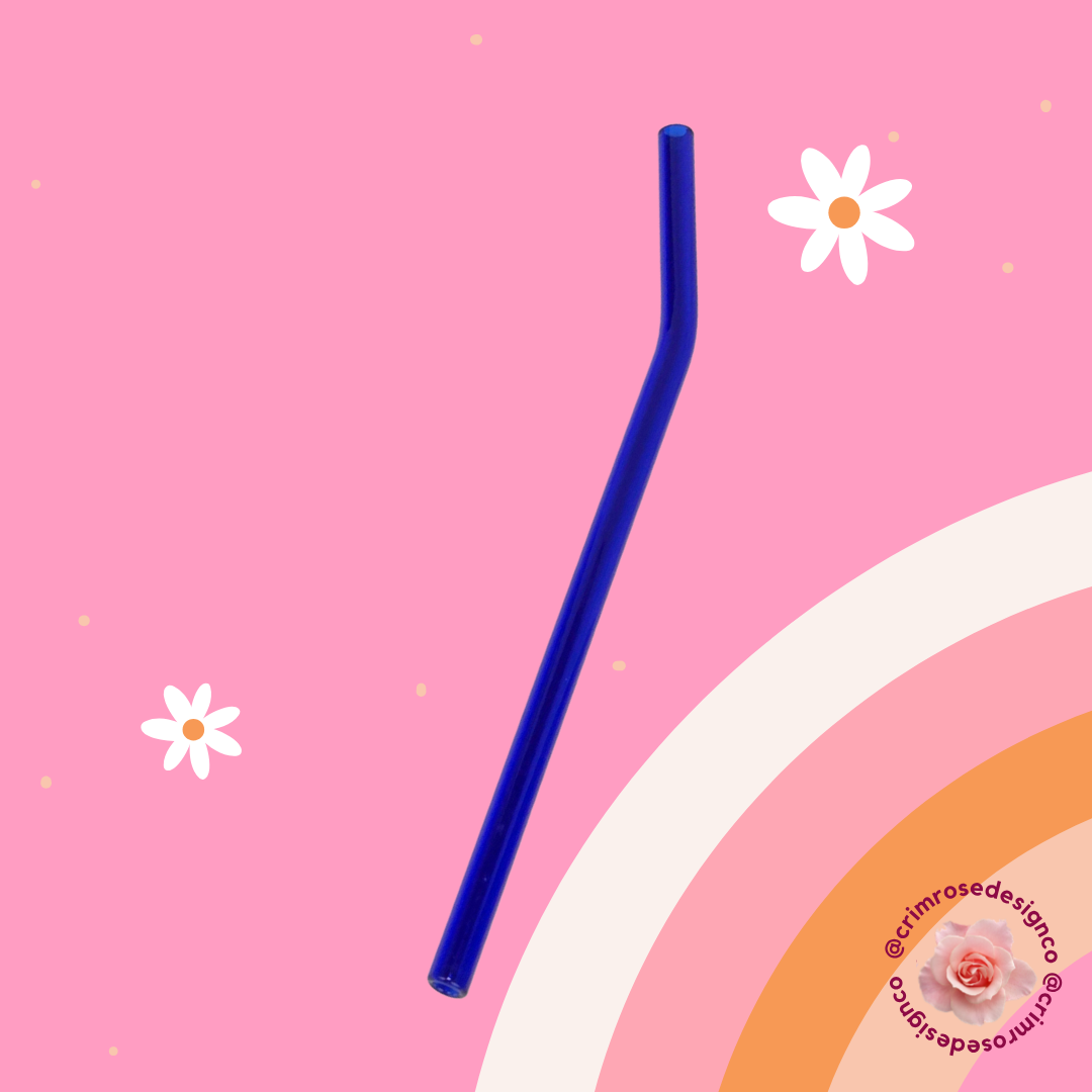 Colored Glass Straws