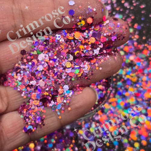 Pinkish Purple Glitter