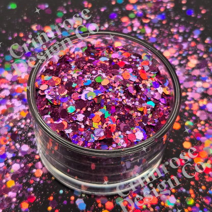 Pinkish Purple Glitter
