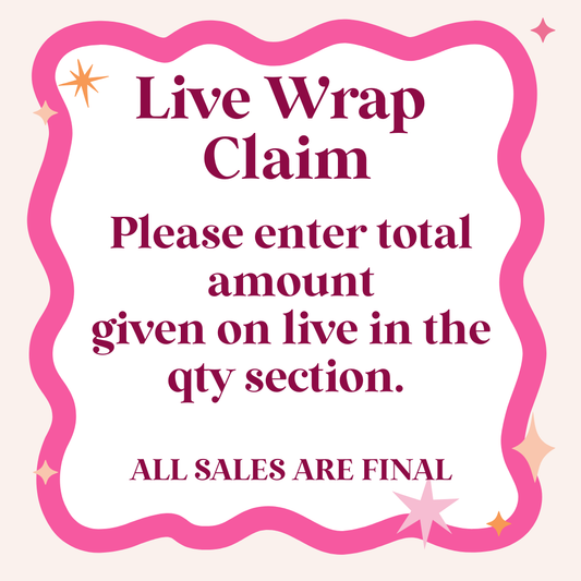 TikTok Live Claim - Wraps