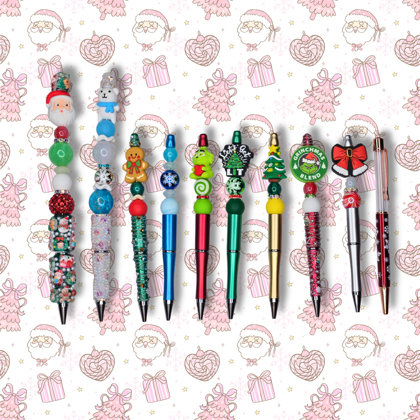 Christmas Beadable Pen Kit